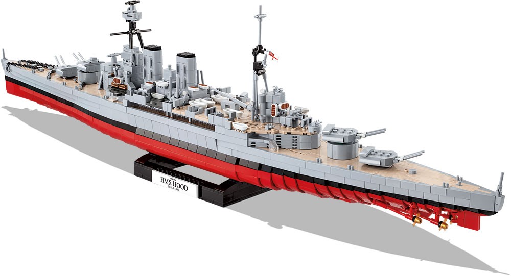 Konstruktrorius cobi historical collection wwii hms hood 4830, 2613 d.