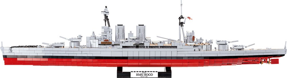 Konstruktrorius cobi historical collection wwii hms hood 4830, 2613 d.