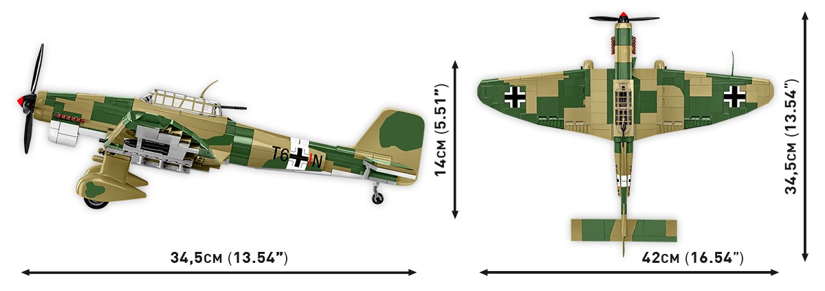 Konstruktorius bombonešis cobi ju-87 5748 525 d.