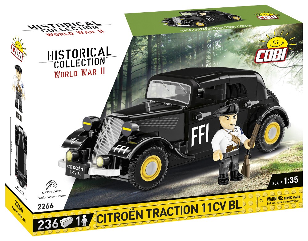 Surenkamas modelis citroen traction 11cv bl cobi, 2266, 236 d.