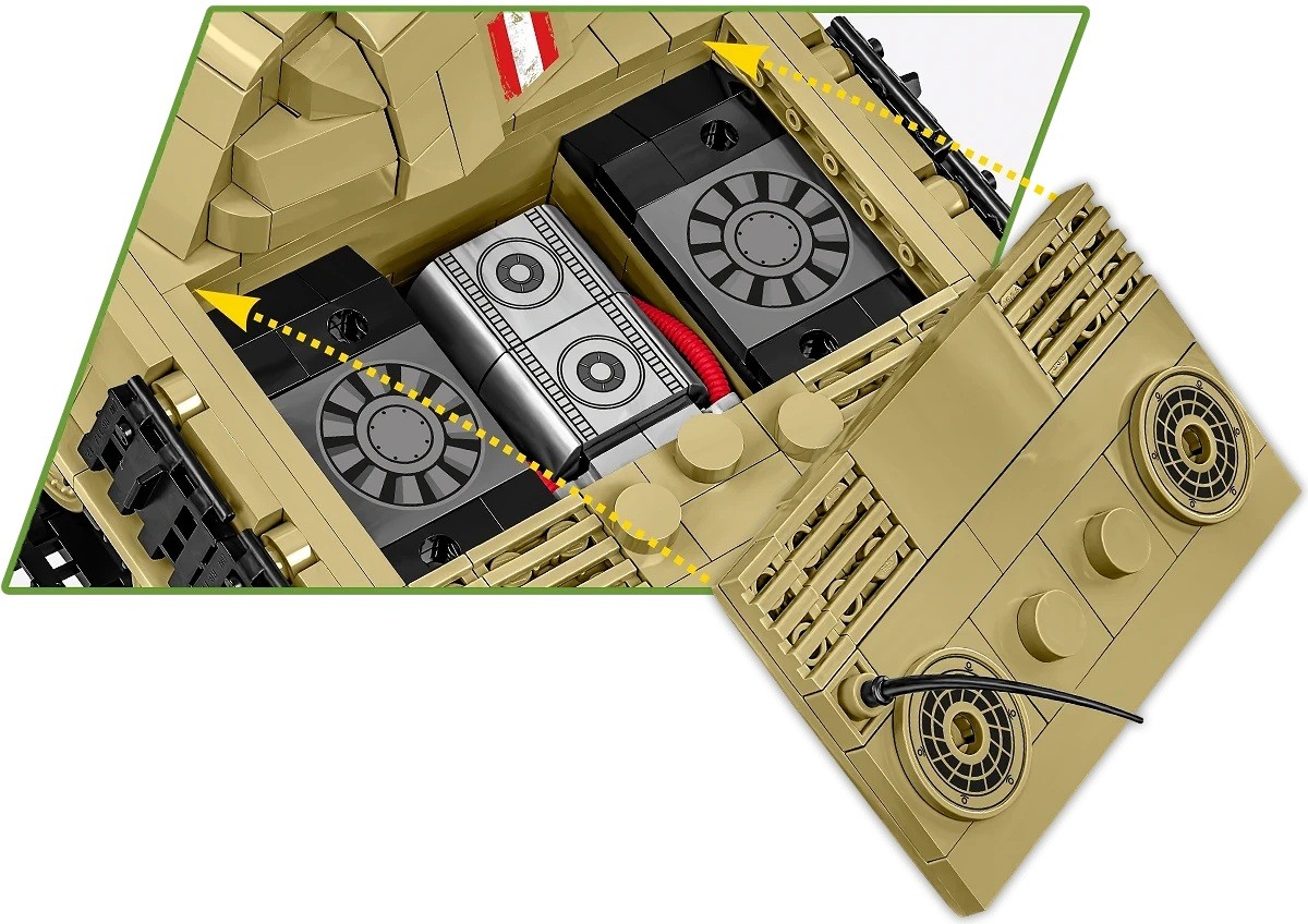 Konstravimo rinkinys panzer v panther ausf.g pudel, 1133 detalės