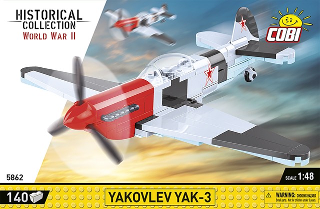 Cobi - konstruktorius yakovlev yak-3, 1/48, 5862