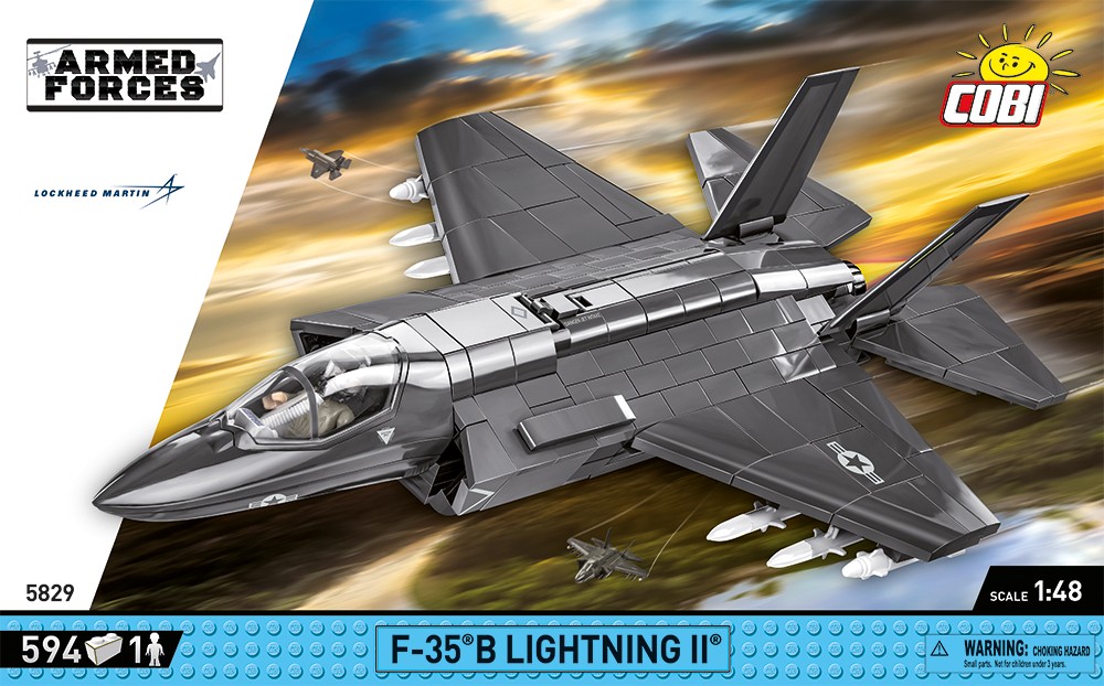 Cobi - konstruktorius f-35b lightning ii usa, 1/48, 5829