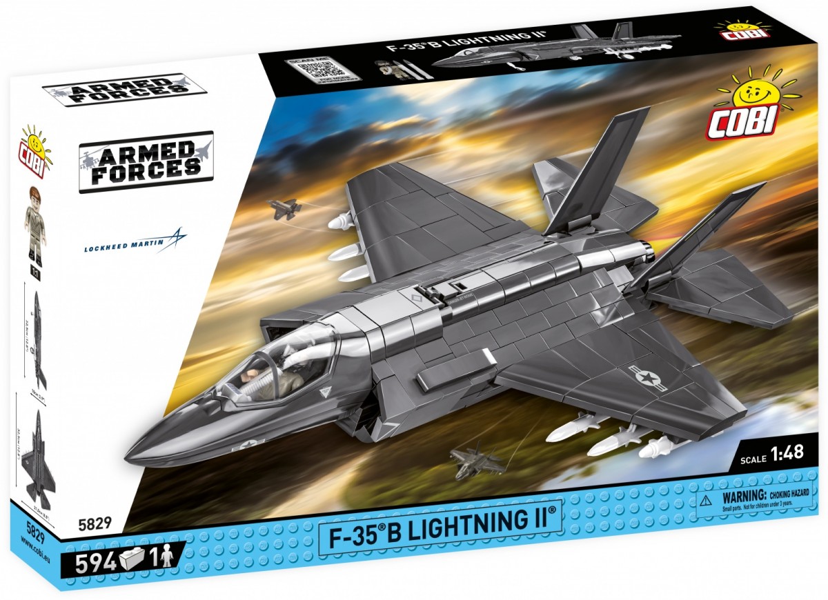 Cobi - konstruktorius f-35b lightning ii usa, 1/48, 5829