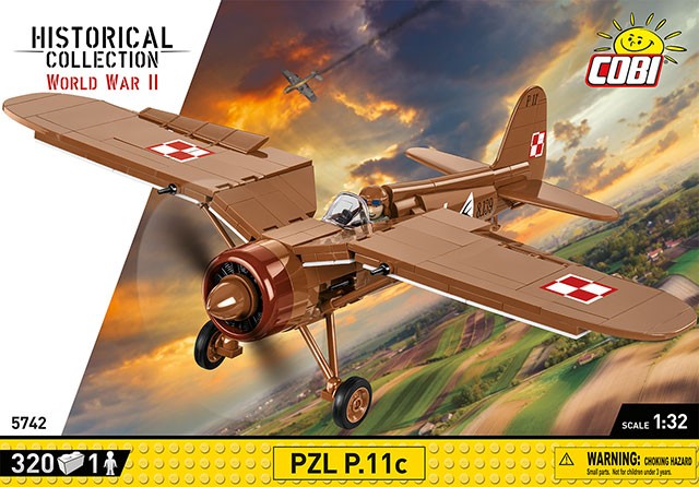 Konstruktorius naikintuvas pzl p.11c cobi
