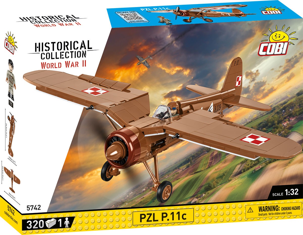 Konstruktorius naikintuvas pzl p.11c cobi