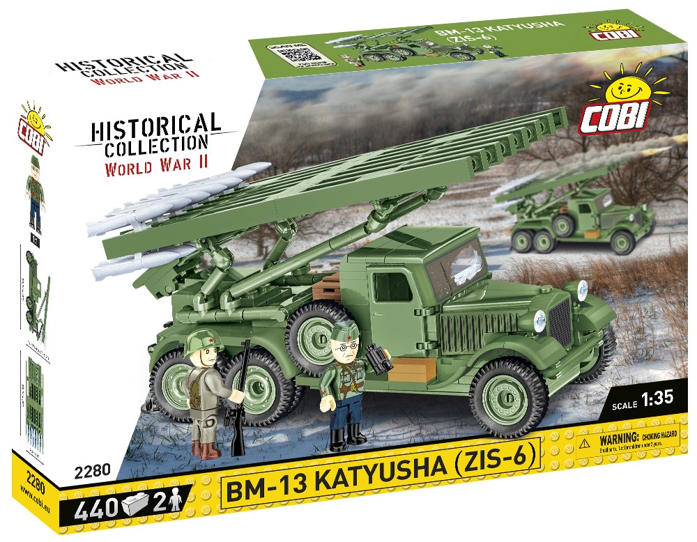 Konstruktorius cobi klocki bm-13 katyusha, 440 d.
