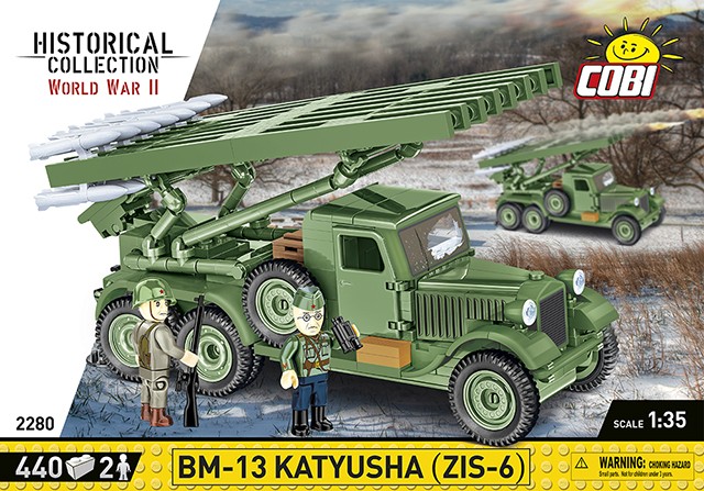 Konstruktorius cobi klocki bm-13 katyusha, 440 d.