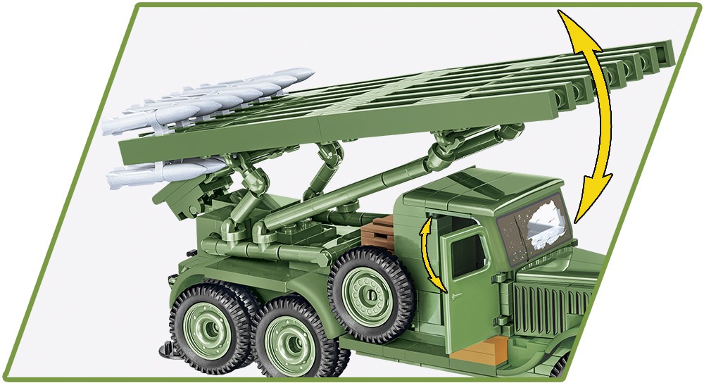 Konstruktorius cobi klocki bm-13 katyusha, 440 d.