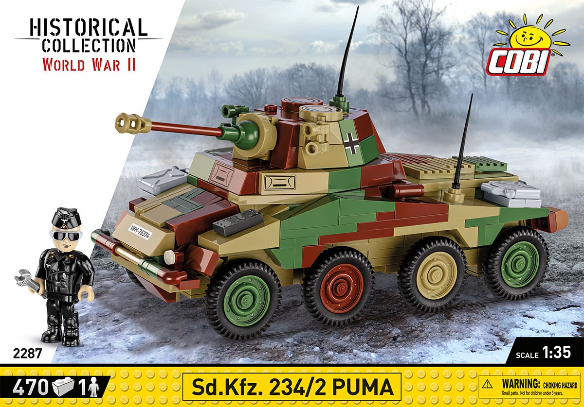 Cobi - konstruktorius sd.kfz. 234/2 puma, 1/35, 2287