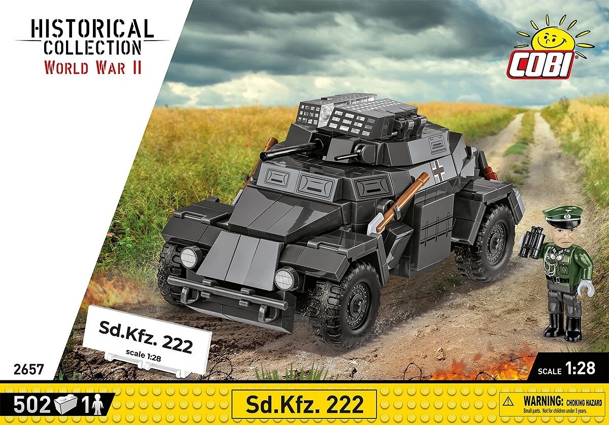 Sd.kfz. 222 modelio konstravimo rinkinys