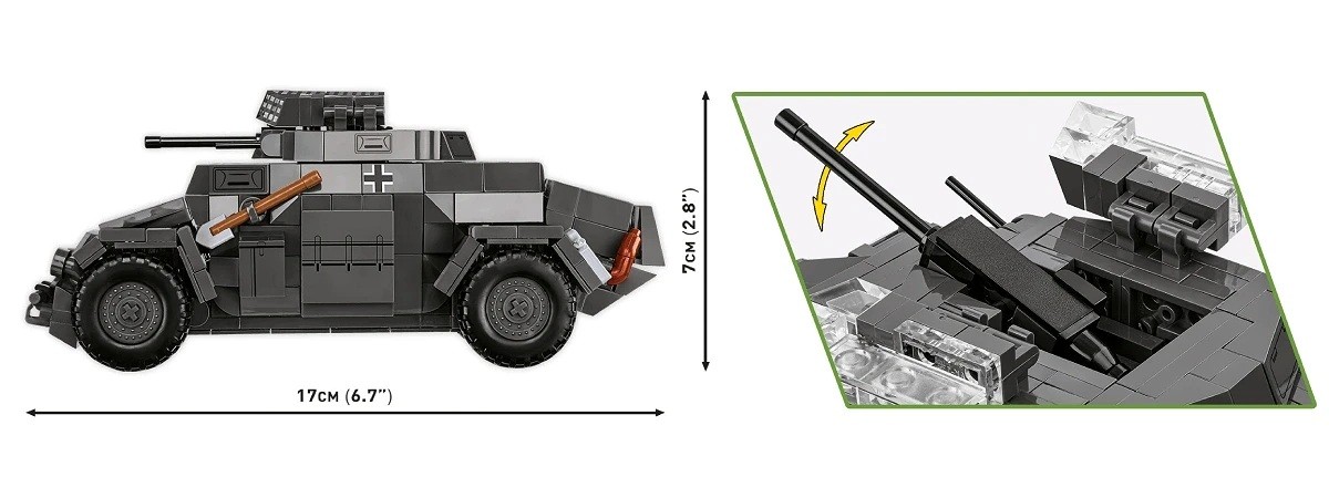 Sd.kfz. 222 modelio konstravimo rinkinys