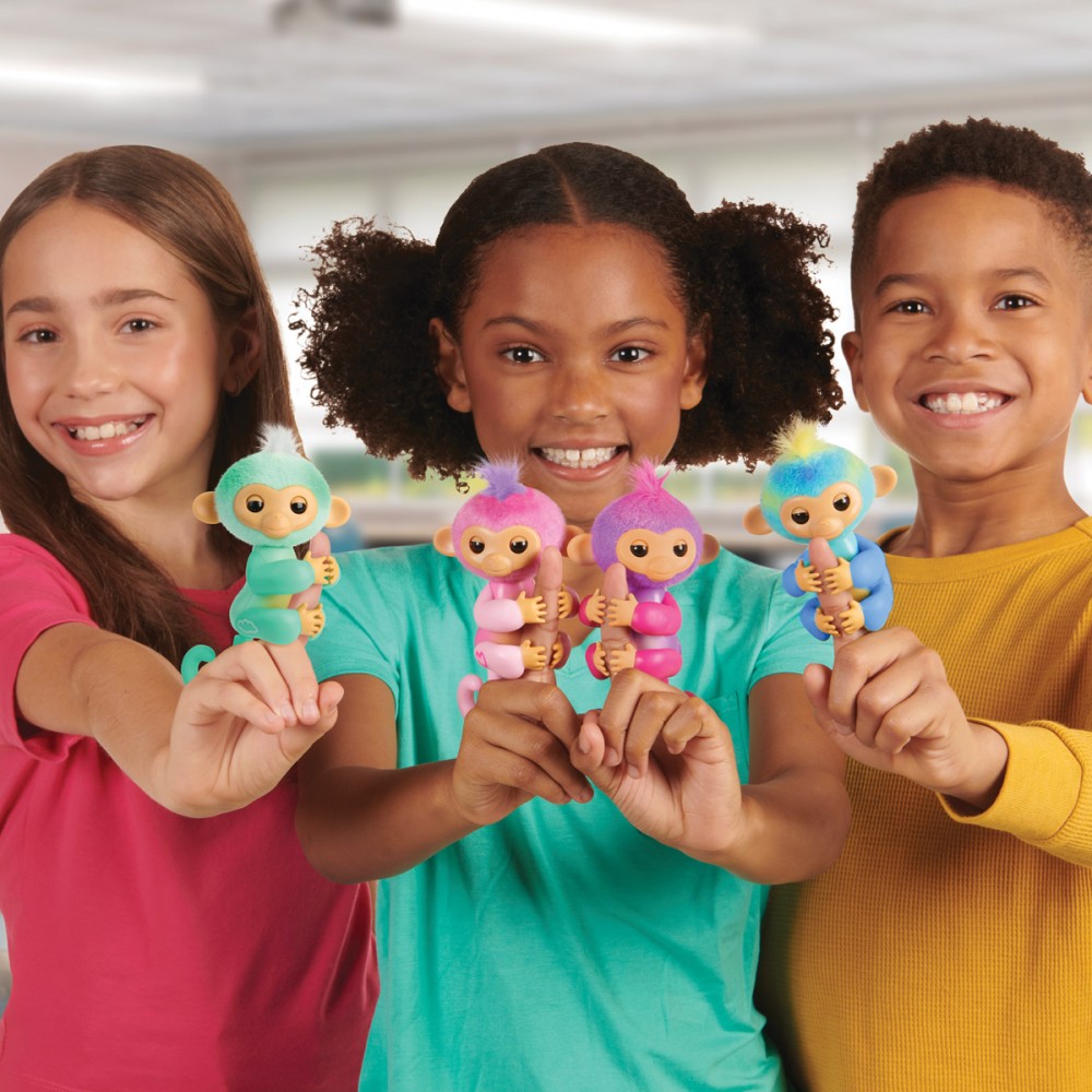 Interaktyvus žaislas cobi fingerlings beždžionė leo