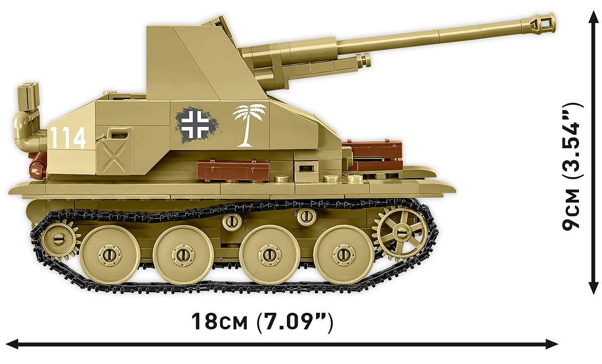 Konstruktorius sd.kfz. marder iii, 486 detali