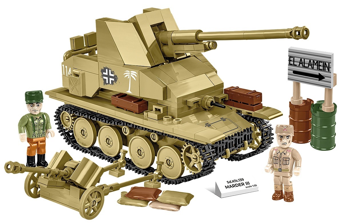Konstruktorius sd.kfz. marder iii, 486 detali