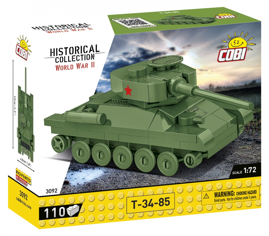 Konstruktorius cobi tankas t-34/85, 110 d.