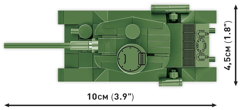 Konstruktorius cobi tankas t-34/85, 110 d.