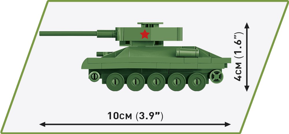 Konstruktorius cobi tankas t-34/85, 110 d.