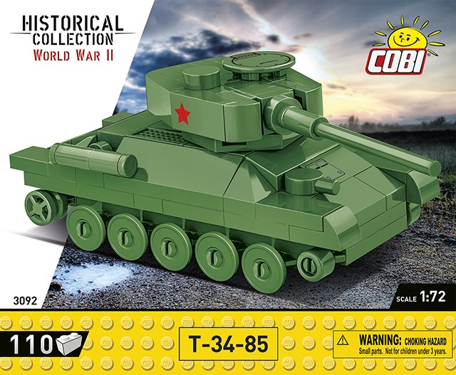 Konstruktorius cobi tankas t-34/85, 110 d.