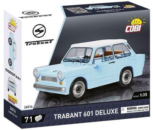 Surenkamas modelis youngtimer trabant 601 deluxe 24516, 71 d.