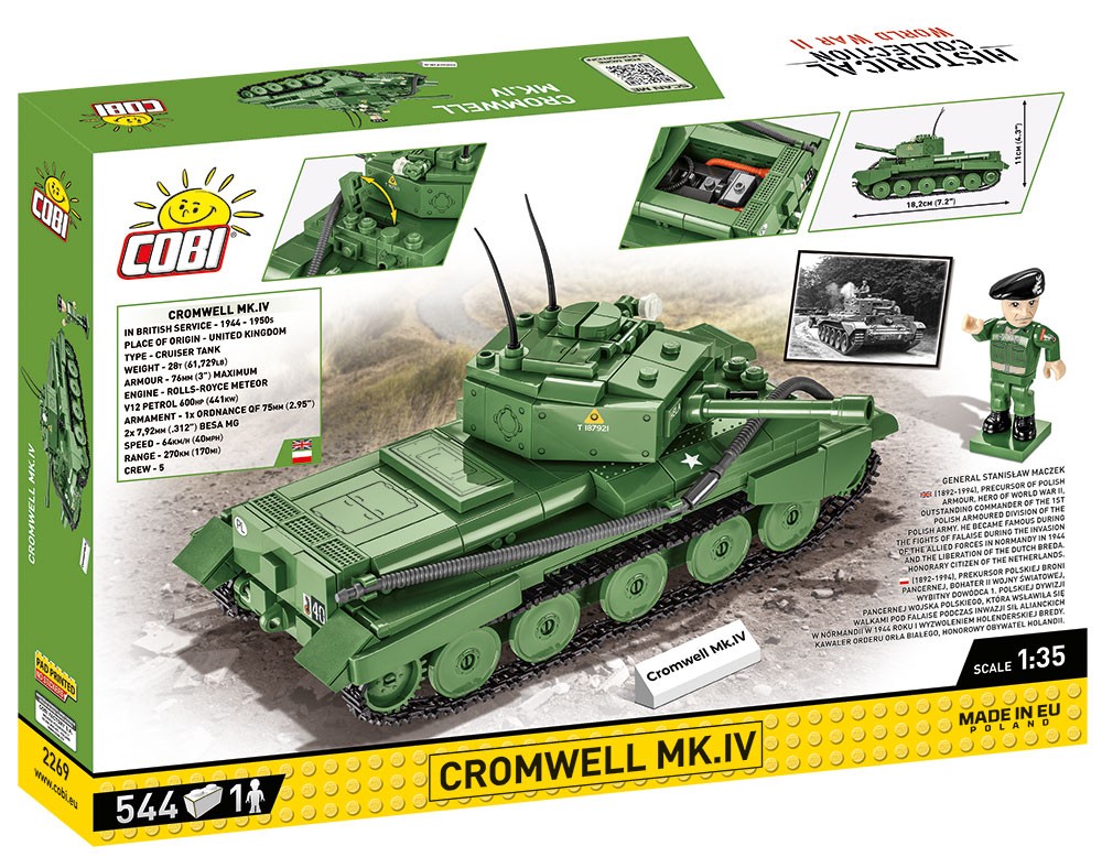 Cobi - konstruktorius cromwell mk.iv, 1/35, 2269
