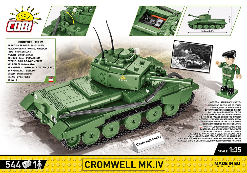 Cobi - konstruktorius cromwell mk.iv, 1/35, 2269