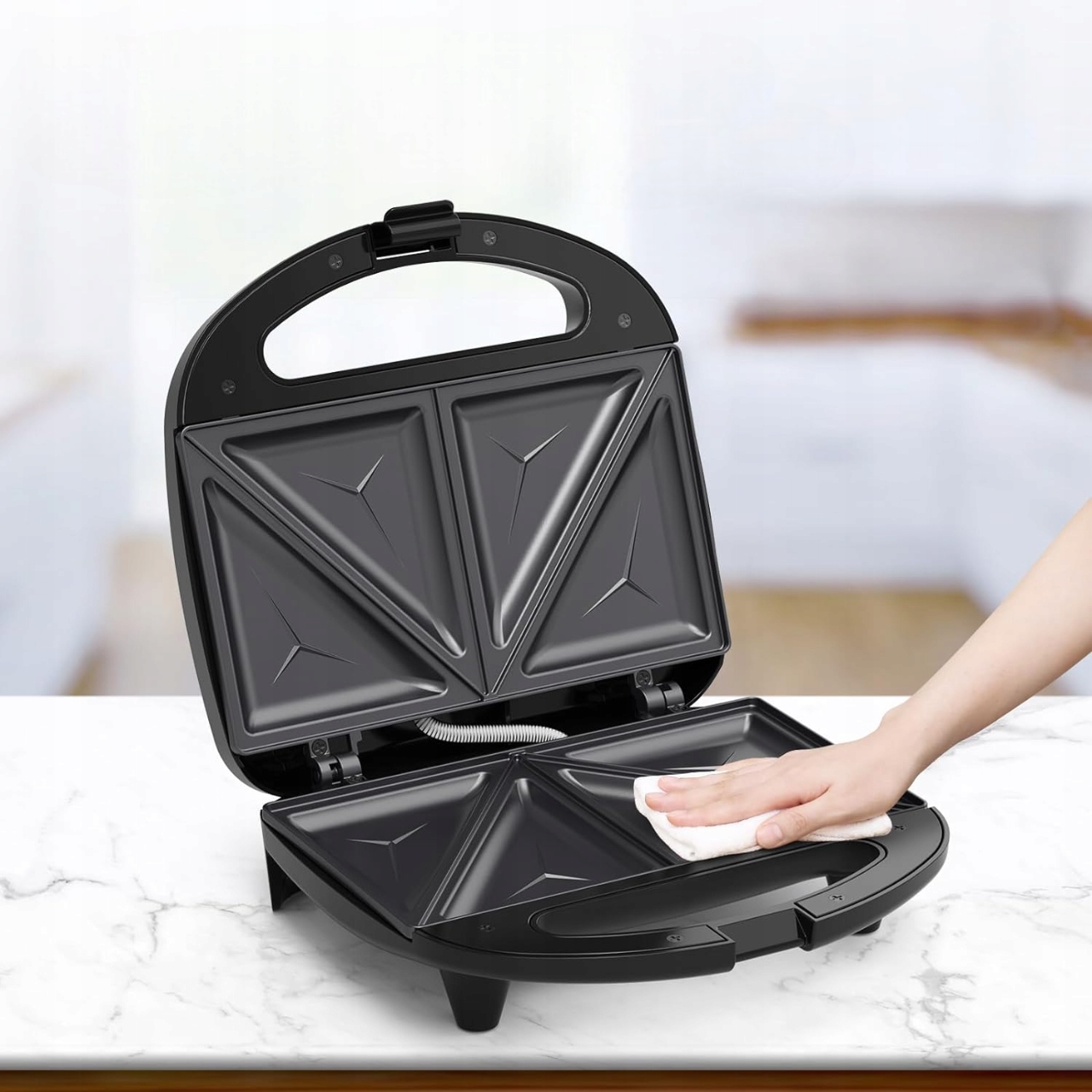 Sumuštinių keptuvė toaster, grill, sandwich maker 750w ok2 ltc