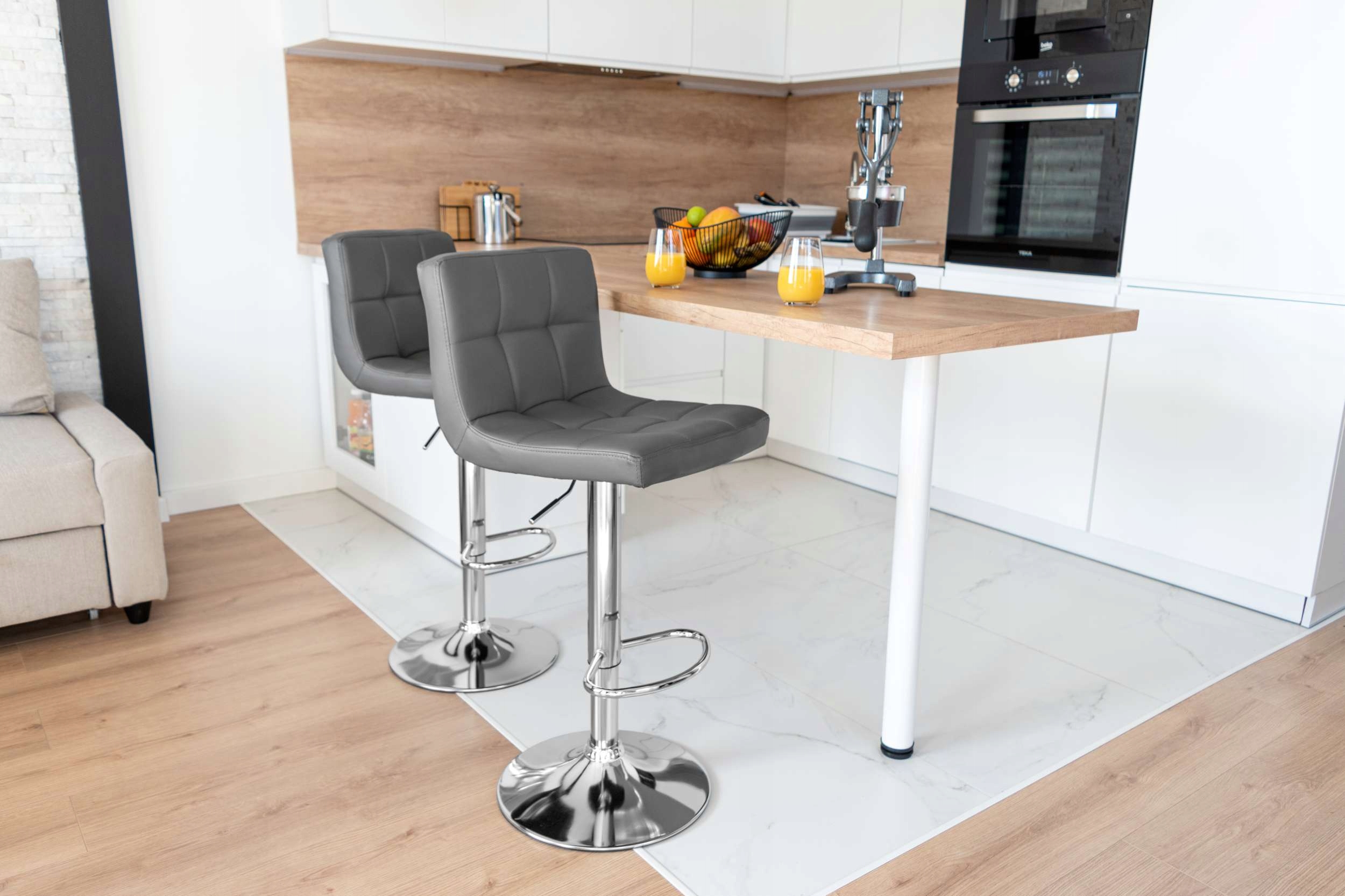 "Hocker" baro kėdė "Arako grey