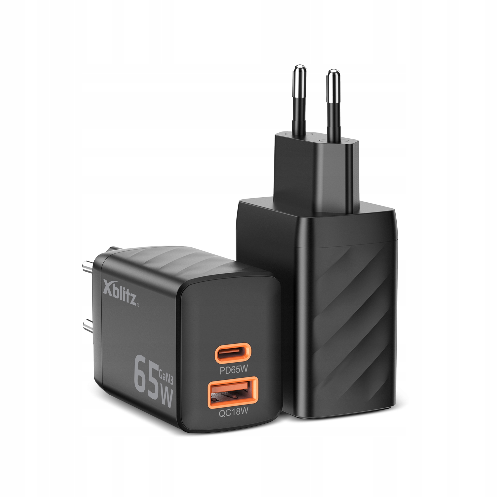 Xblitz xc2 greita sieninė įkroviklis gan3 65w usb-c + usb-a