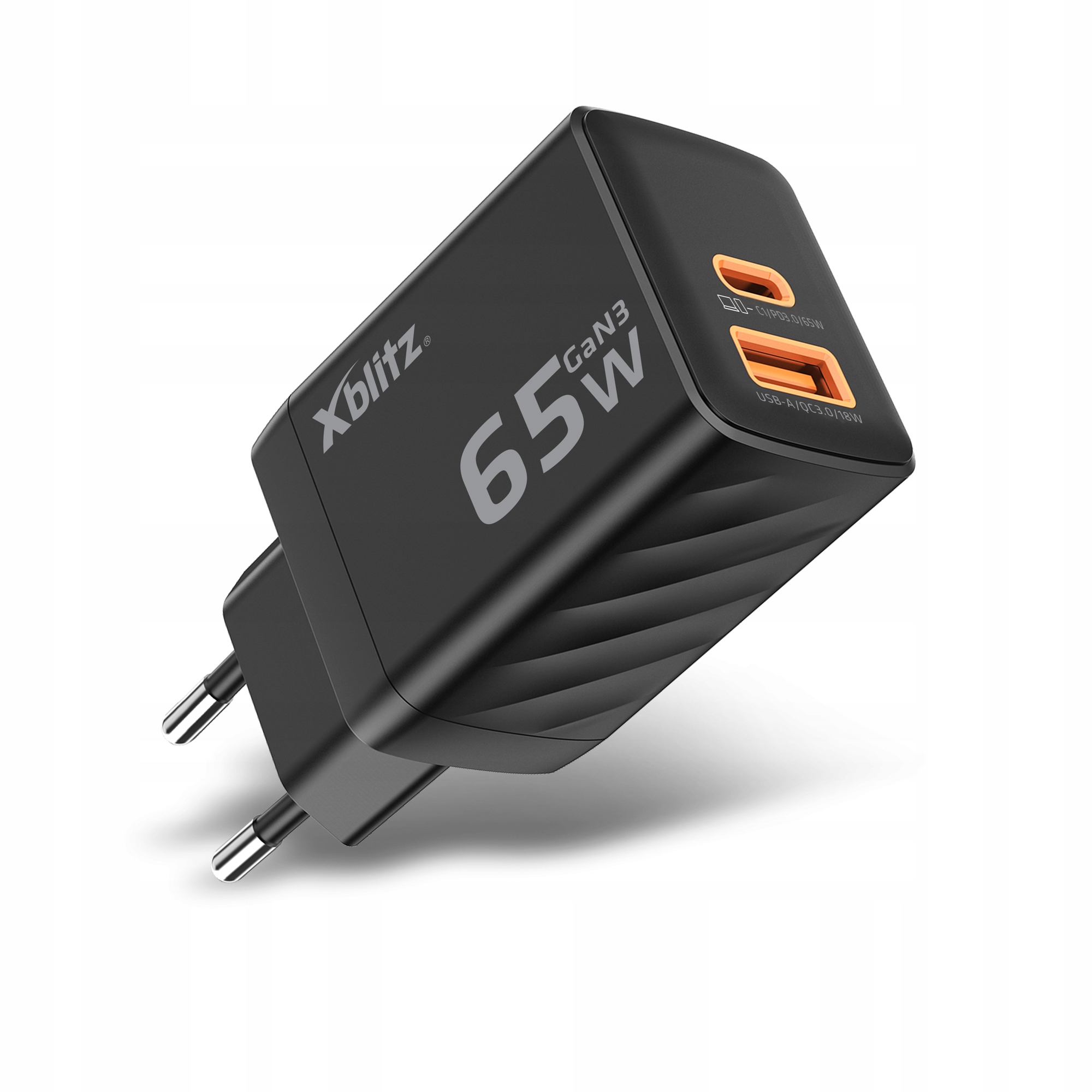 Xblitz xc2 greita sieninė įkroviklis gan3 65w usb-c + usb-a