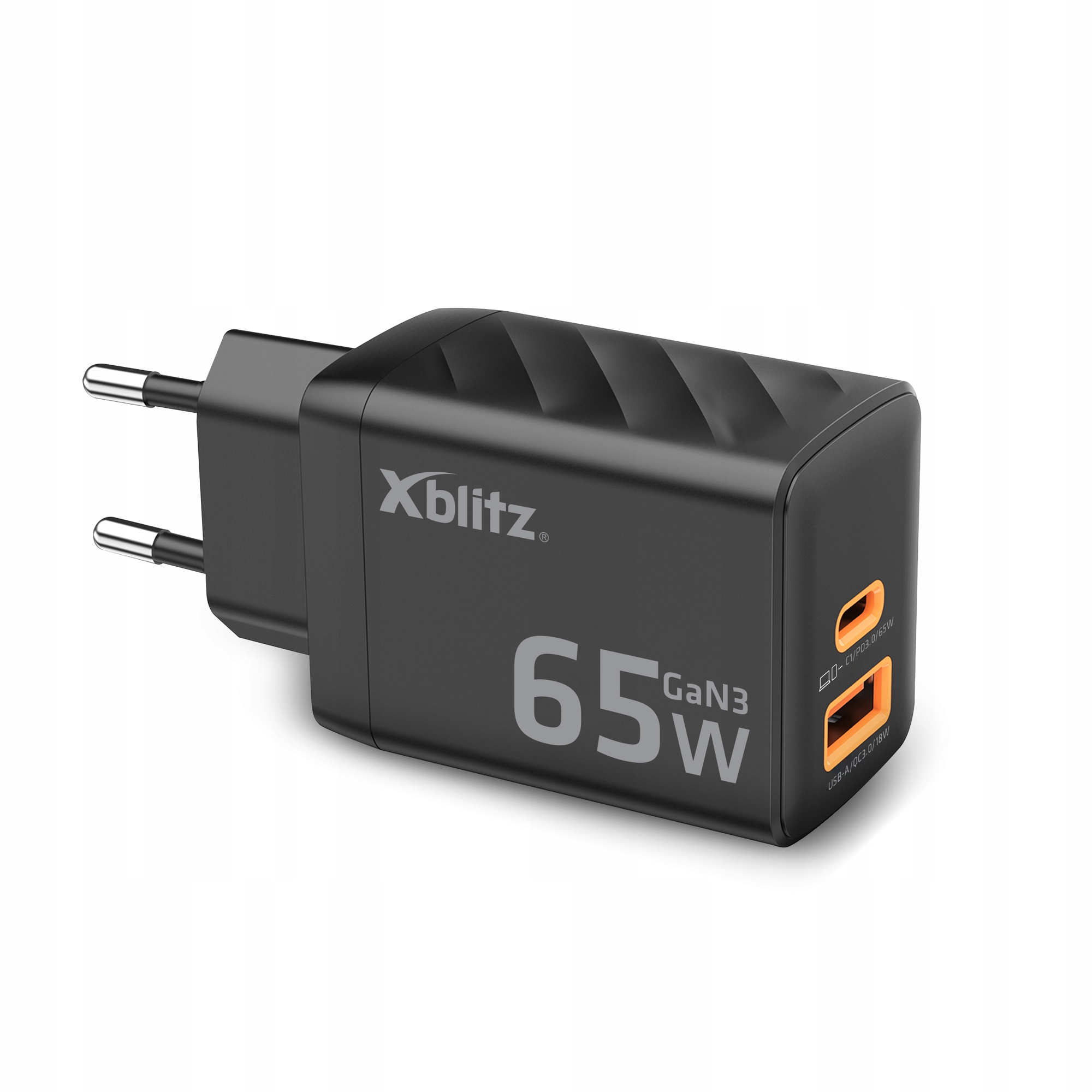 Xblitz xc2 greita sieninė įkroviklis gan3 65w usb-c + usb-a
