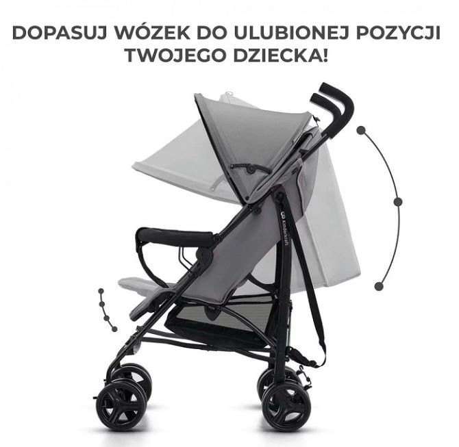 Vežimėlis tik stone grey