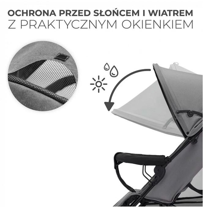 Vežimėlis tik stone grey