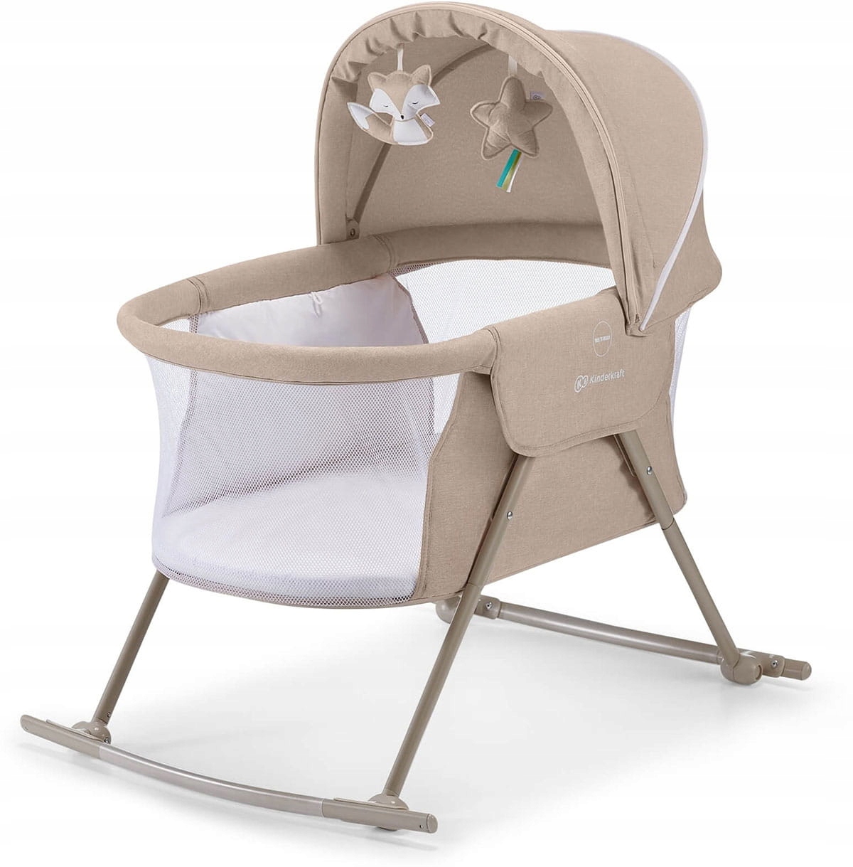 Lovytė-lopšys kūdikiams Kinderkraft Lovi, beige