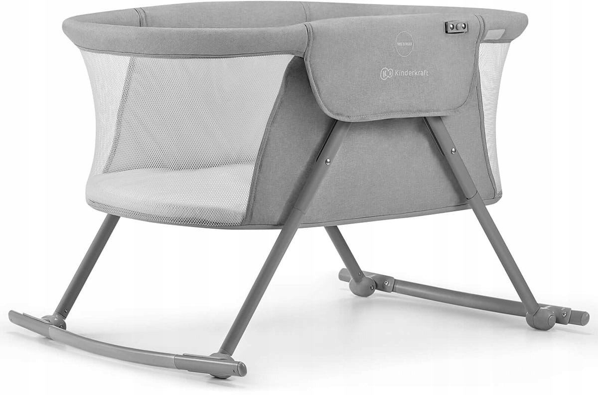 Lovytė-lopšys kūdikiams Kinderkraft Lovi, grey