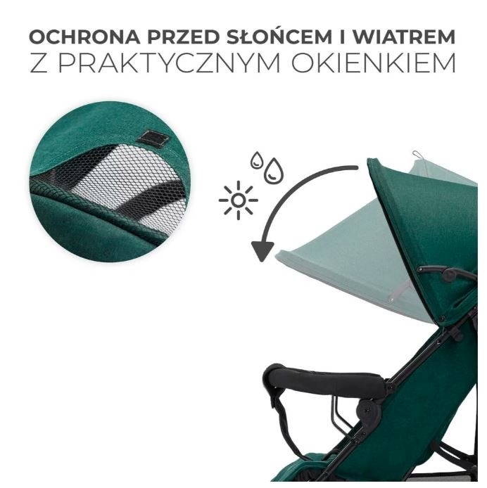 Vaikiškas vežimėlis „tik green forest“
