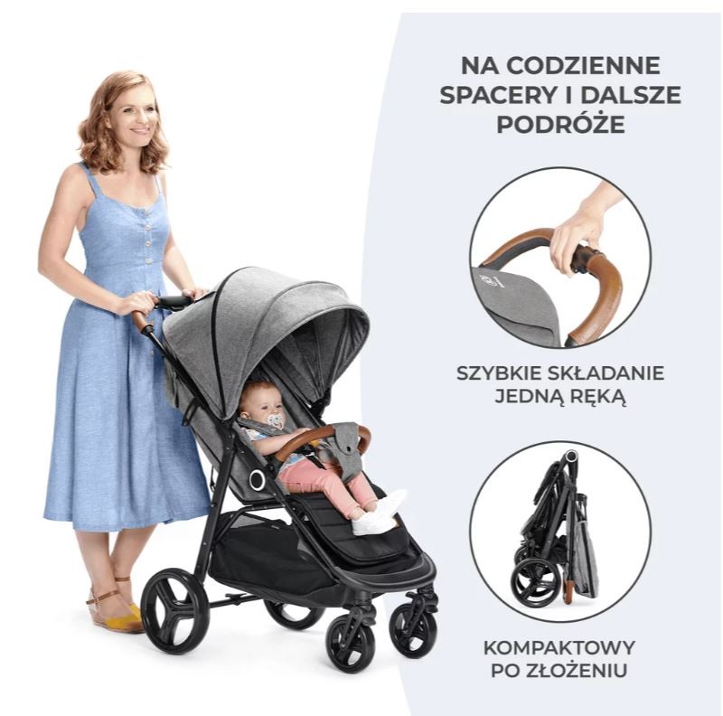 Vežimėlis grande plus su amortizuotais ratais