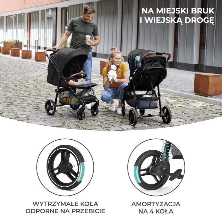 Vežimėlis grande plus su amortizuotais ratais