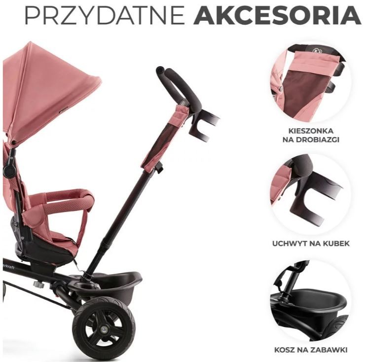 Triratukas vaikams aveo rožinis