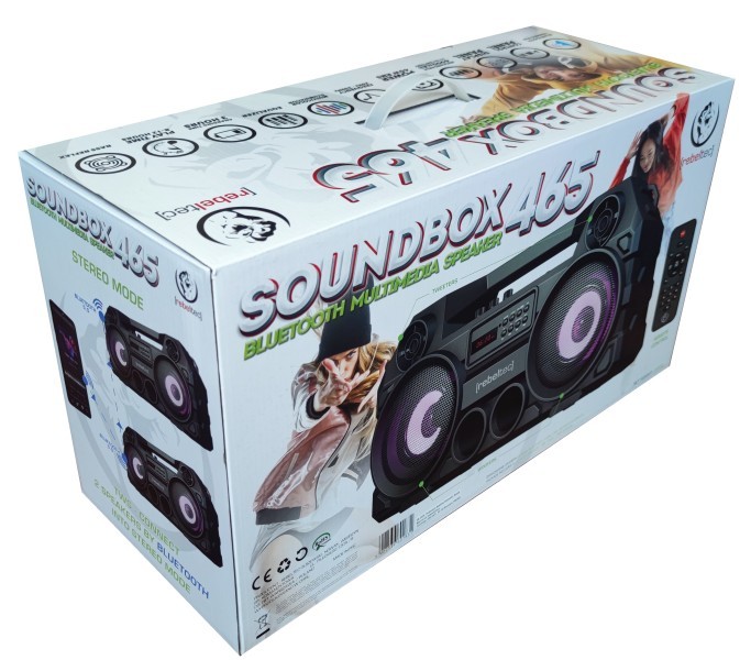 Nešiojamas garsiakalbis rebeltec soundbox 465