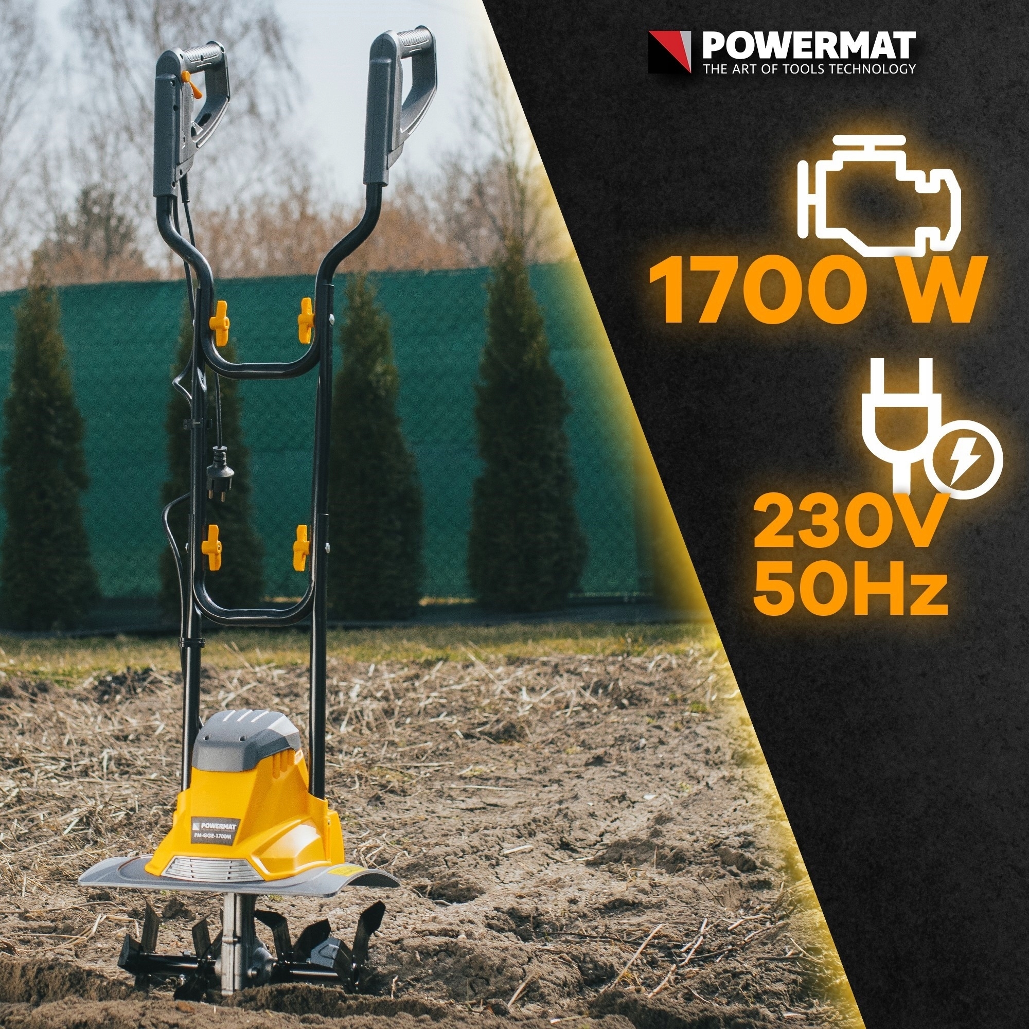 Elektrinis kultivatorius 1,7kW PowerMat