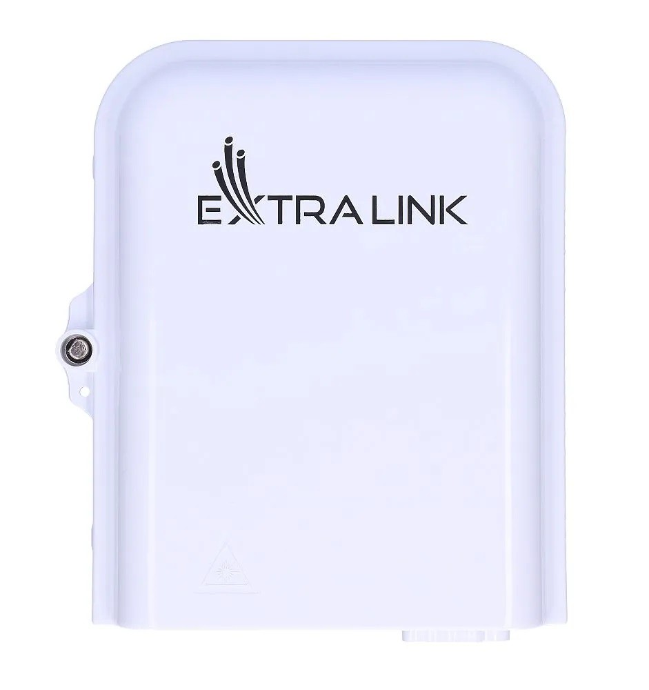 Extralink carol optinė dėžutė 8 suvirinimams, pilka