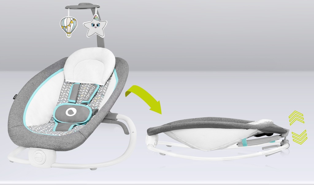2-in-1 elektrinis gultukas su vibracijomis ir melodijomis