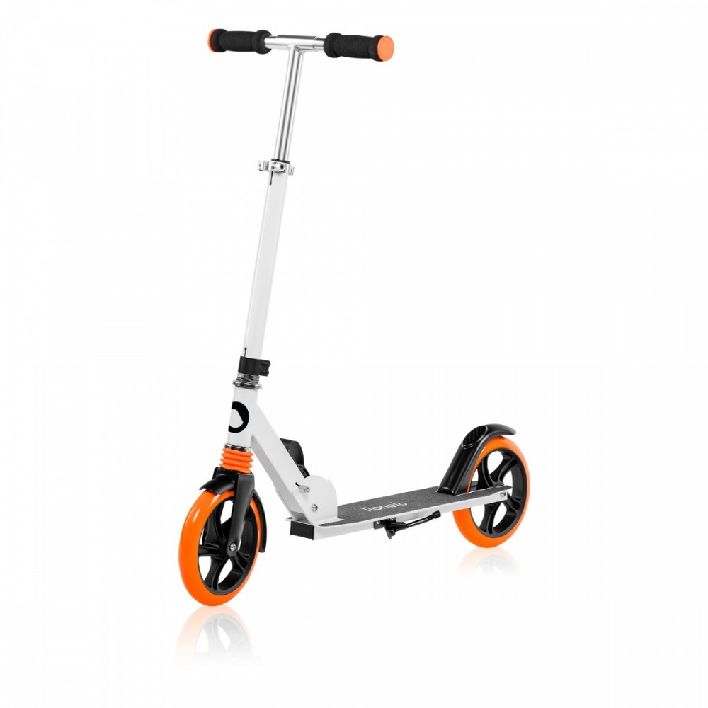 Paspirtukas lionelo luca white orange