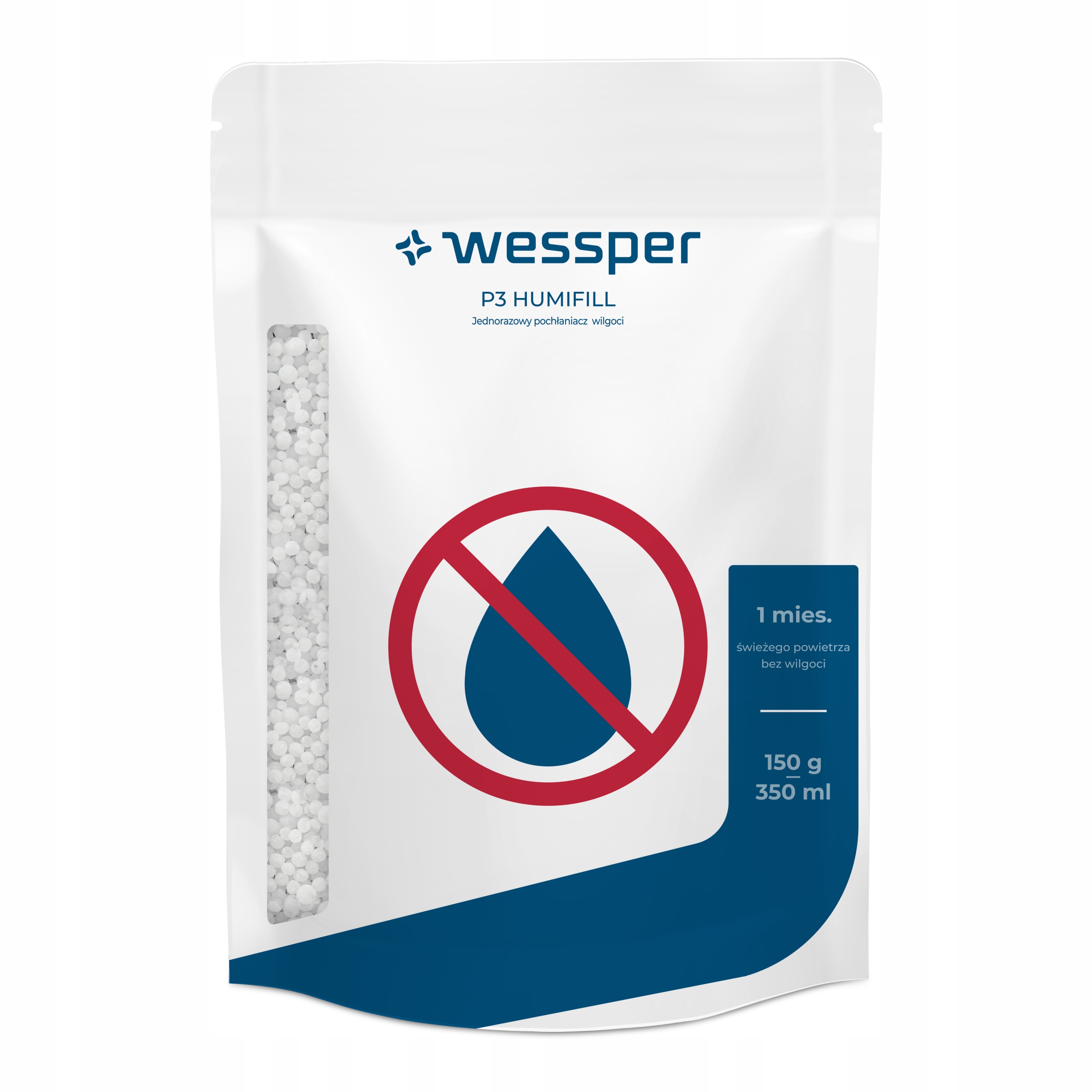 Vienkartinis drėgmės sugėriklis wessper p3 humifill - stipri kasetė 150g