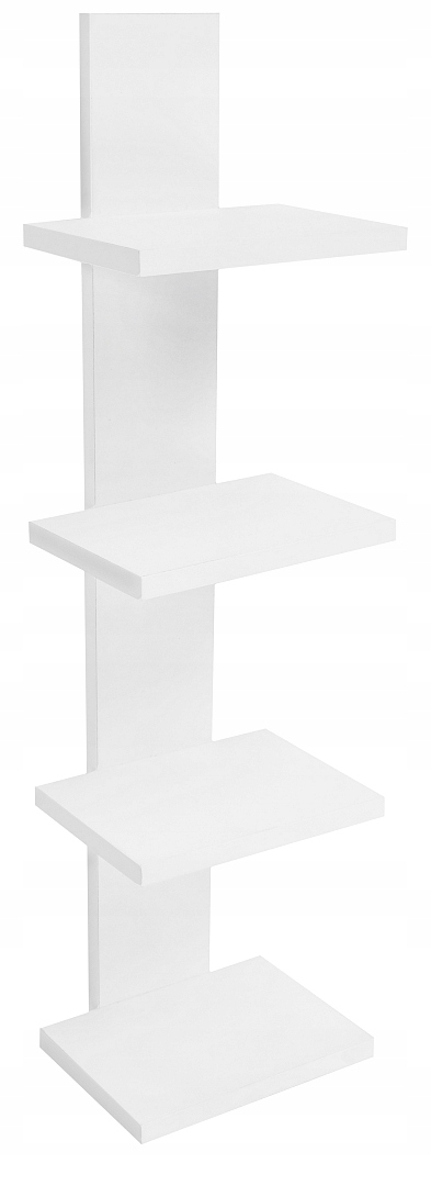 Sieninis pakabinamas bukletų skydelis baltas mdf daugiafunkcinis 20x16x76 cm