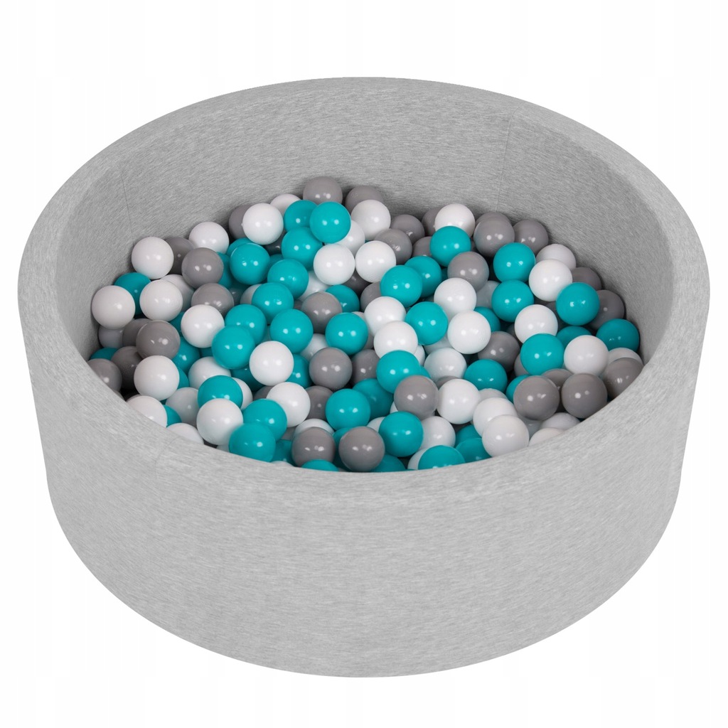 Apvalus baseinas su kamuoliukais Selonis 90x30cm/200, putplastis