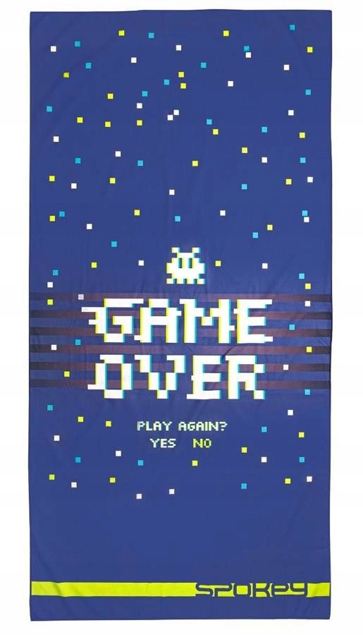 Greitai džiūstantis rankšluostis Spokey Game Over, mėlynas