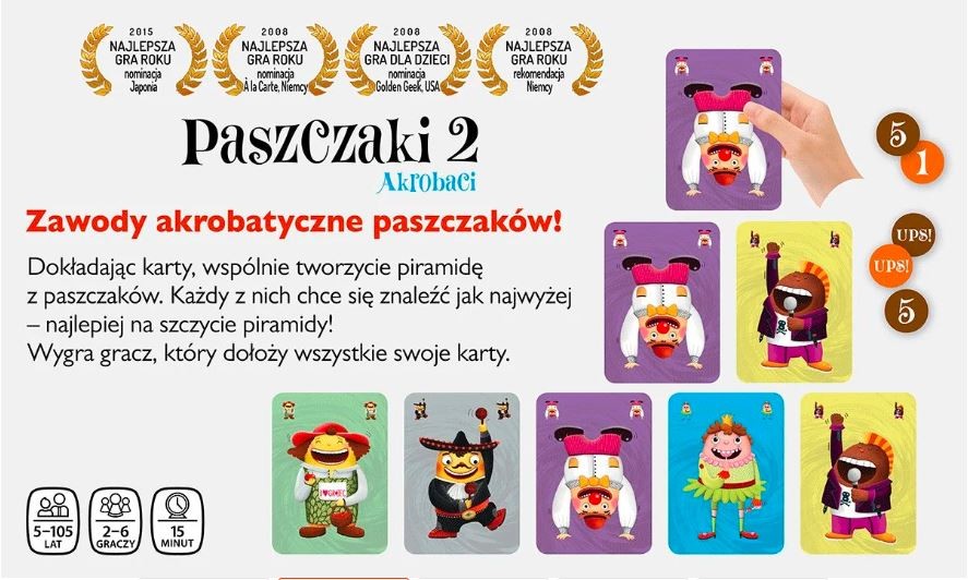 Šokio amatininkai: paszczaki 2 akrobatai