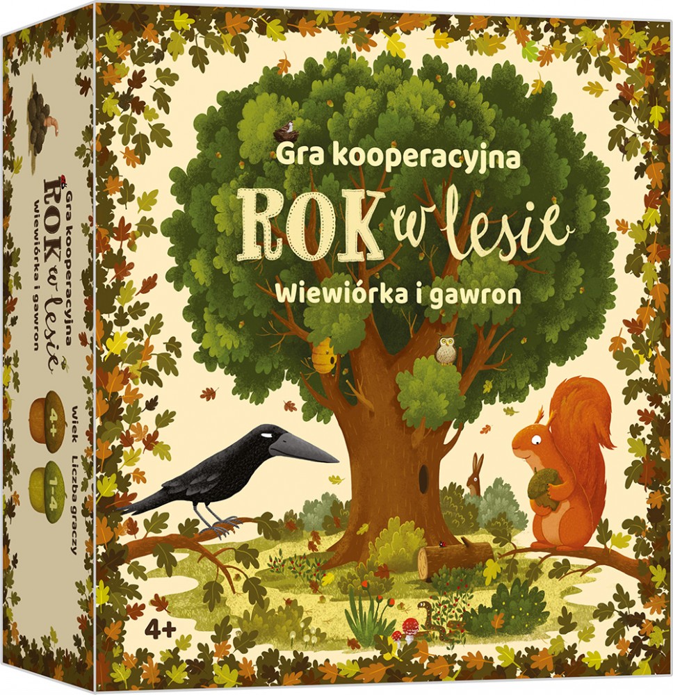 Stalo žaidimas metai miške. voverė ir bokštas nasza księgarnia, pl